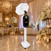 Machine Photobooth Abordable avec Écran Tactile 15,6 Pouces et Appareil Photo Reflex Numérique pour Mariages et Événements