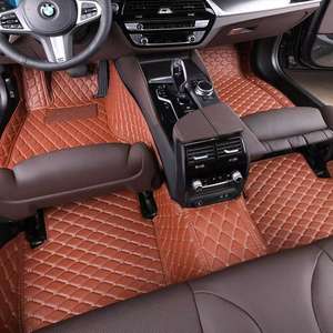 Alfombrillas de coche de cuero de rejilla especialmente diseñadas para modelos <span class=keywords><strong>Audi</strong></span> A4 y <span class=keywords><strong>A6</strong></span> ATS hechas de material XPE - Product Image 6