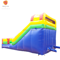 Glissière d'eau gonflable populaire de PVC/videur gonflable de glissière d'enfants/grandes glissières gonflables faites sur commande pour des enfants