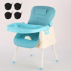 Trona de plástico 3 en 1 para niños al por mayor, la mejor <span class=keywords><strong>silla</strong></span> alta de alimentación para bebés, suministros esenciales para bebés - Product Image 5