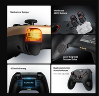 Manette sans fil GameSir Nova Lite 2 Switch avec effet Hall pour Nintendo Switch, iPhone, téléphone Android, PC, joystick