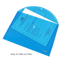 Vente flash : Classeur de documents transparent A4 FC en PP avec poche pour étiquette, pour enseignants, fournitures scolaires et de bureau