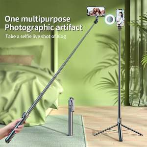 <span class=keywords><strong>Precio</strong></span> al por mayor directo <span class=keywords><strong>de</strong></span> fábrica <span class=keywords><strong>Selfie</strong></span> Stick multifuncional <span class=keywords><strong>con</strong></span> control remoto BT se extiende <span class=keywords><strong>de</strong></span> 1m a 8m - Product Image 4