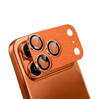 Film protecteur d'objectif d'appareil photo en verre trempé AR+AF à couverture intégrale, effet métallique brillant, pour iPhone 18 Pro Max 17 Pro