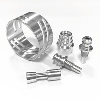 Anneaux usinés en aluminium anodisé noir personnalisés en usine OEM Usinage CNC mécanique en Chine