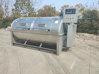 Laveuse à tunnel industrielle 150kg Système de blanchisserie haute capacité pour grande usine de blanchisserie