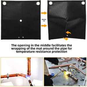 उच्च तापमान इन्सुलेशन फायरप्रूफ सिलिकॉन वेल्डिंग सुरक्षा कंबल फायर रीटनेंट ग्लास फाइबर कपड़े रोल प्रतिस्पर्धी - Product Image 6