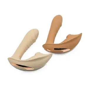 Isi ulang alat pijat elektrik tongkat goyang klitoris Sucker Vagina mengisap Vibrator klitoris Stimulator untuk dewasa mainan seks menggunakan