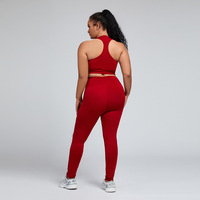 Personnalisation des vêtements d'entraînement pour femmes, ensemble de Fitness, grande taille, L-XXXXL