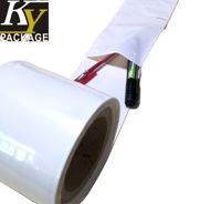 Sac auto PE-BD imprimé personnalisé sac plastique en rouleau pour une utilisation avec la machine à rouler automatique