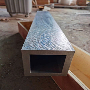 Tube carré en alliage magnésium-aluminium à bord droit / Peut être suspendu ou posé à plat, maintien de la rectitude et de la parallélisme à long terme - Product Image 4