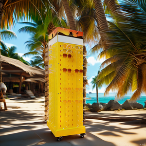 Cửa hàng bán lẻ <span class=keywords><strong>4</strong></span> mặt tầng thường vụ xoay Kính mát hiển thị đứng - Product Image 1