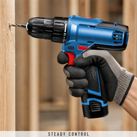 Perceuse électrique sans fil de qualité professionnelle pour travaux de menuiserie, construction et projets de bricolage