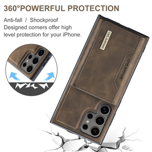 เคสกระเป๋าเงินหนัง PU หรูหราสำหรับธุรกิจ Samsung S25 FE S25<span class=keywords><strong>ก</strong></span>ัน<span class=keywords><strong>ก</strong></span>ระแท<span class=keywords><strong>ก</strong></span>แม่เหล็กแรงกระแท<span class=keywords><strong>ก</strong></span>พิเศษพร้อมดีไซน์ที่ใส่บัตรแบบถอดออ<span class=keywords><strong>ก</strong></span>ได้ - Product Image 3