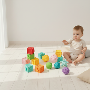 JXD Juguetes Educativos Montessori en Oferta, Juego de Pelotas Sensoriales Texturizadas y Suaves de Moldeo Rotacional para Niños de 0 a 7 Años - Product Image 5