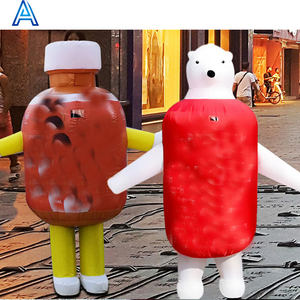 Modèle gonflable de bouteille de promotion de décoration d'exposition d'exposition de publicité d'usine pour l'homme gonflable de vague d'air - Product Image 3
