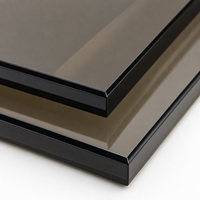 Verre flotté trempé teinté bronze brun 4mm 5mm 6mm 8mm 10mm certifié CE SGCC pour fenêtres, murs-rideaux, façades de bâtiments, sur mesure