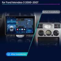 Radio Mobil Multimedia Junsun X7 MAX untuk Ford Mondeo 3 2000-2007, Layar 2K HD, Wireless CarPlay, Android Auto, Autoradio