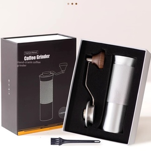 Moulin à café rétro en acier inoxydable, manuel, portable, à manivelle, pour grains de café, best-seller transfrontalier - Product Image 4