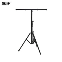 Soporte de Iluminación Ajustable de Una o Dos Capas GEVV Firm de 3 m/4,5 m, Soporte para Luces LED para Escenarios de Bodas y Eventos