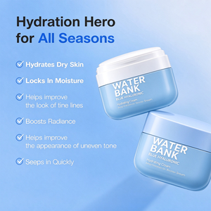 Crema Facial Multimolecular de Ácido Hialurónico con Escualano, Hidratación en Capas, Retención de Humedad para Piel Seca y Escamosa - Product Image 3