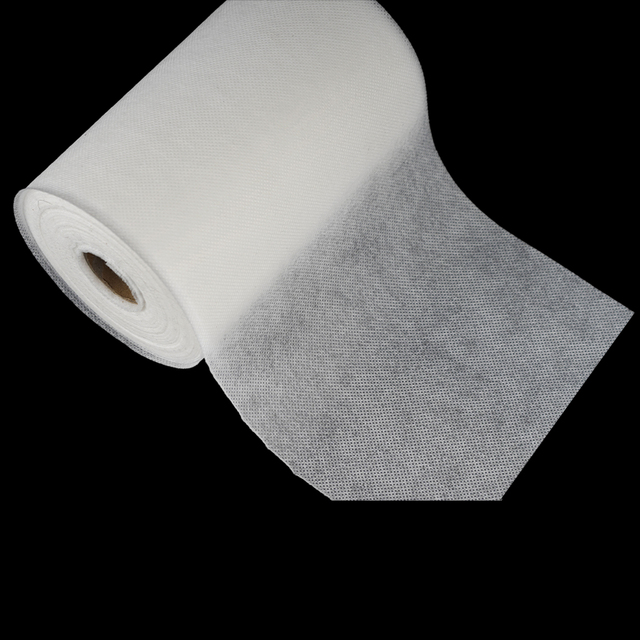Non-woven Spunbond Fabric 100% Polypropylene White Waterproof Medium Weight Dot/Cross Pattern High 63inch Width Interlining