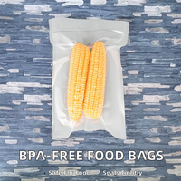 Vente en gros de sacs alimentaires transparents en mylar sans BPA pochette sous vide emballage en plastique pour surface d'impression par héliogravure de qualité alimentaire pour viande
