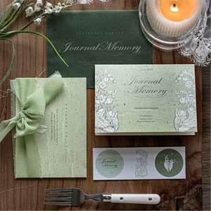 Настраиваемые 3D-поздравительные открытки ручной работы, экологически чистые, пригодные для переработки, на Рождество, китайский Новый год, Хэллоуин, глянцевые ламинированные цветные - Product Image 3