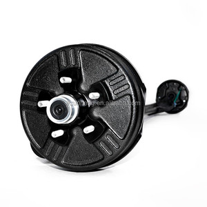 3500LBS Piezas y <span class=keywords><strong>accesorios</strong></span> de remolque Tubo de eje de torsión de remolque 5 agujeros Eje de rueda Kit de eje de remolque con freno eléctrico - Product Image 1