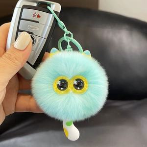 <span class=keywords><strong>Porte</strong></span>-clés en peluche directement de l'usine, fausse <span class=keywords><strong>fourrure</strong></span> de lapin Rex douce, <span class=keywords><strong>pompon</strong></span> chaton, poupée <span class=keywords><strong>pompon</strong></span>, <span class=keywords><strong>porte</strong></span>-clés - Product Image 4