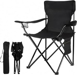 Chaise pliante en tissu légère et portable de haute qualité, réglable, pour le camping et la plage - Product Image 4