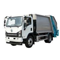 Camion à ordures compacteur à chargement arrière de 12 m³, poids total autorisé en ordre équilibré (PTO) 14 000 kg, véhicule compacteur de déchets pour l'assainissement municipal