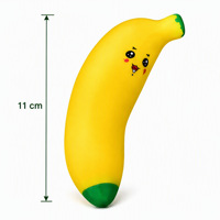 Jouet à presser créatif en forme de banane à rebond lent, souple et craquant, anti-stress, cadeau de fête, boîte mystère, vente en gros, fidget de bureau