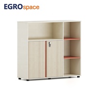 EGROspace Meuble de Rangement Professionnel en Bois Style Élégant pour Bureau de Direction - Classeur de Bureau Exécutif