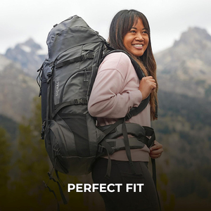 Sac à dos de randonnée gratuit 40L, sac à dos de voyage et de camping, sac à dos de randonnée en montagne avec housse de pluie - Product Image 2