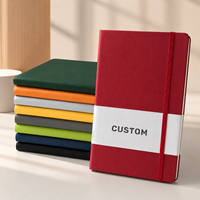 Carnet d'étude pour étudiants en stock, ligné en cuir, épais, pour notes de cours, fabriqué par le fabricant