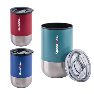 Gobelet à café isolé 350ml Double paroi en acier inoxydable gobelet de voyage tasse à bière Auto bureau sans BPA avec doublure en plastique - Product Image 6
