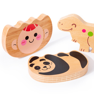 Hot New Classic Educational Block Set Wooden Stacking & Balancing Animals for Toddlers Kids & Children CE Certified - Product Image 4