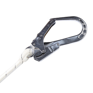 Harnais de sécurité complet à 5 points réglables en polyester avec anneaux en D en acier et boucle à connexion rapide pour travaux en altitude - Product Image 4
