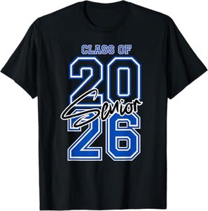 Spedizione gratuita T-shirt per la laurea del College High School Class of 2026 Senior 26 - Product Image 2