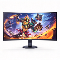 Nouvel écran de bureau large 34 pouces 4K75Hz HDRVA noir, temps de réponse de 5 ms, hauteur réglable, support rotatif, DP pour PC