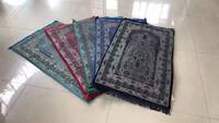 Tapis de prière ergonomique Premium de Turquie 55D chenille en mousse à mémoire de forme épaisse tapis de prière musulman hindou de Dubaï pour les vacances de l'Aïd