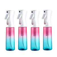 Nouvelle arrivée 200ML 300ML 500ML coloré en plastique brumisateur eau fine brume vide vaporisateur bouteille pour cheveux, etc.