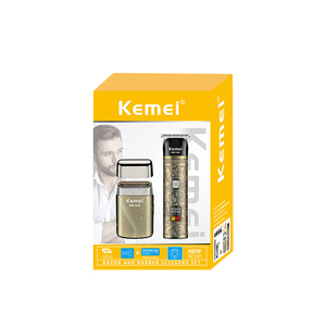 KEMEI Km-1538 Kit Rasoio Elettrico Personale 600mAh, Set 2in1 per Uomo, Impermeabile IPX6, Macchina per Tagliare la <span class=keywords><strong>Barba</strong></span>, Fornitore all'Ingrosso - Product Image 5
