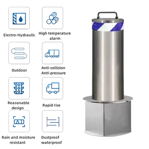 Dissuasori in calcestruzzo rimovibili con bloccaggio mobile per auto con manici - Product Image 4