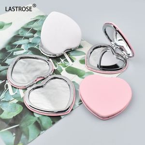 Beauty White PU Leather Pocket <b>Mirror</b> HD Shiny Mini Cosmetic <b>Mirrors</b> - Product Image 3