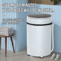 Machine à laver les chaussures intelligente de 3,6 kg, lave-chaussures automatique portable et sèche-chaussures pour baskets, nettoyeur de baskets