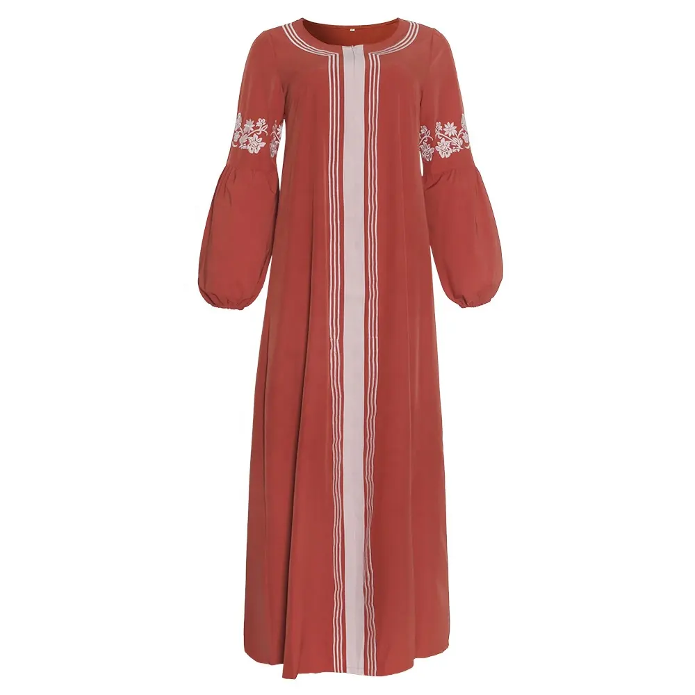 Оптовая продажа, женское Макси-платье с длинным рукавом, Малайзия, модная абайя, Дубай, арабский, мусульманский костюм, мусульманская одежда, кафтан, абайя
