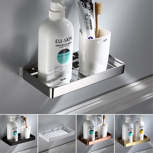 Support mural moderne en acier inoxydable pour savon avec ventouse, étanche, pour salle de bain, accessoire de salle de bain - Product Image 2