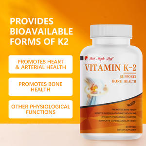 Vitamin K2 Antioksidan Yumuşak Kapsüller - E Vitamini ve Üzüm Çekirdeği ile Karıştırılmış, Hücre ve Kalp Sağlığı, Toplu Tedarik - Product Image 1